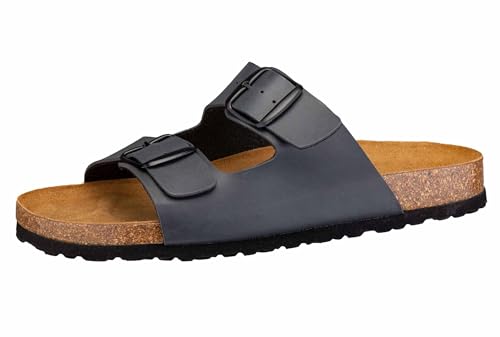 Lico Herren Bioline Man Flache Hausschuhe 39 anthrazit von Lico