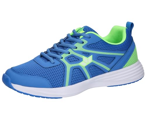 Lico Herren Bounce Laufschuhe, Blau/Lemon, 40 EU von Lico