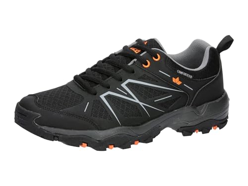 Lico Herren Kadoka Trekkingsschuhe, Schwarz/Grau/Orange, 36 EU von Lico