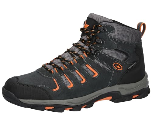 Lico Herren Manaslu High Trekkingsstiefel, Anthrazit/Schwarz/Orange, 36 EU von Lico