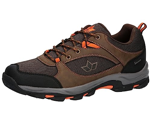 Lico Herren Melton Traillaufschuh, Braun/Schwarz/Orange, 40 EU von Lico