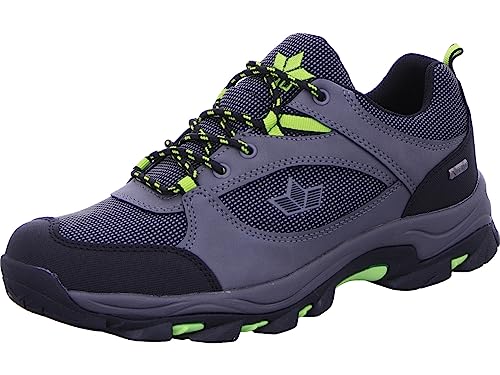 Lico Herren Melton Traillaufschuh, grau/schwarz/Lemon, 38 EU von Lico