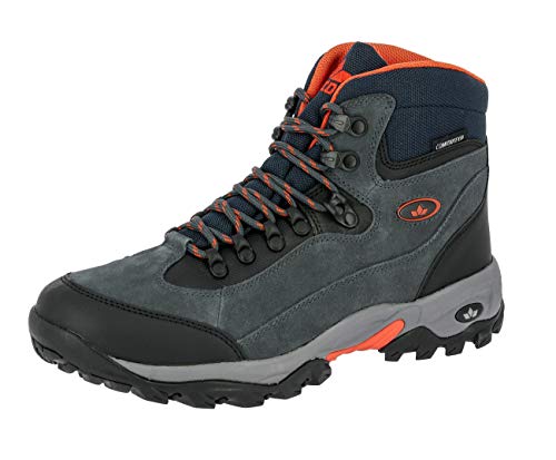 Lico Herren Milan Trekking- & Wanderstiefel, Anthrazit Orange, 49 EU von Lico