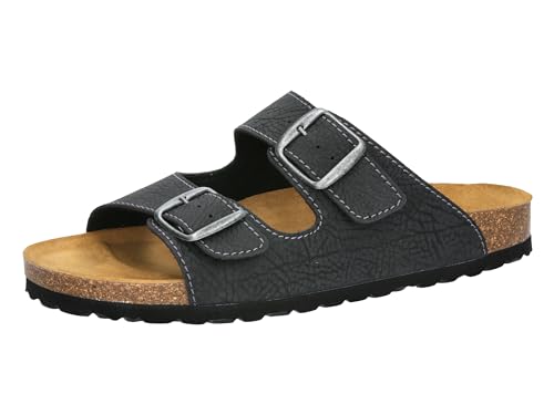 Lico Herren Natural Elefo Pantoletten, Anthrazit, 45 EU von Lico