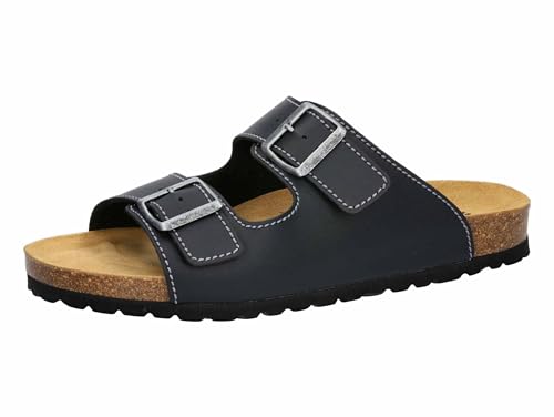 Lico Herren Natural Elefo Pantoletten, Schwarz, 42 EU von Lico