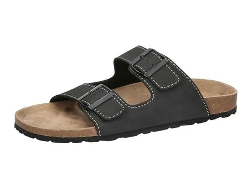 Lico Herren Pantoletten, Schwarz, 36 EU von Lico