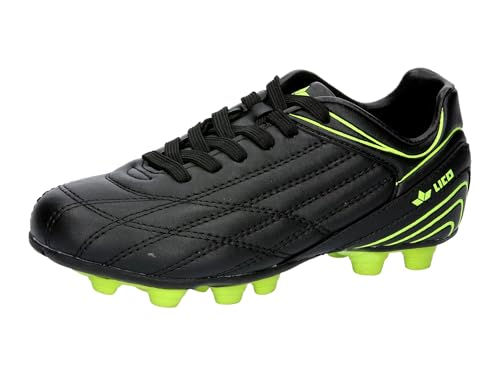 Lico Herren Soccer Champ Fußballschuh, schwarz/Lemon, 43 EU Lico Herren Soccer Champ Fußballschuh, schwarz/Lemon, 43 EU von Lico