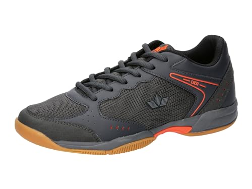 Lico Herren Speed Indoor Hallenturnschuhe, Anthrazit/Orange, 45 EU Lico Herren Speed Indoor Hallenturnschuhe, Anthrazit/Orange, 45 EU von Lico