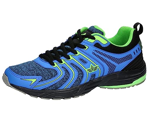 Lico Herren Sprinter Laufschuh, blau/schwarz/Lemon, 38 EU von Lico