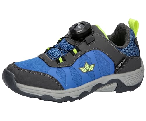 Lico Jackson Trekkingsschuhe, Blau/Grau/Lemon, 34 EU von Lico