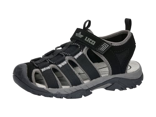Lico Janto VS Sandalen, Schwarz/Grau, 34 EU von Lico