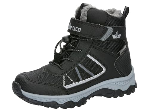 Lico Jungen Lieto Vs Winterstiefel, Schwarz Grau, 34 EU von Lico
