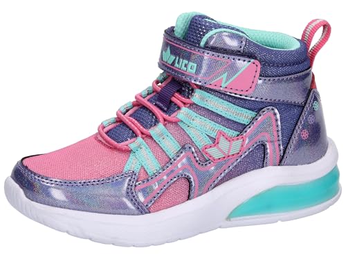 Lico Jungen Mädchen Blinky Girl Sneaker, Rosa/Lila/Türkis, 30 EU Lico Jungen Mädchen Blinky Girl Sneaker, Rosa/Lila/Türkis, 30 EU von Lico