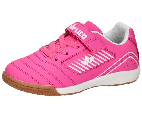 Lico Jungen Mädchen Chaska VS Hallenturnschuhe, Pink/Weiss, 30 EU von Lico