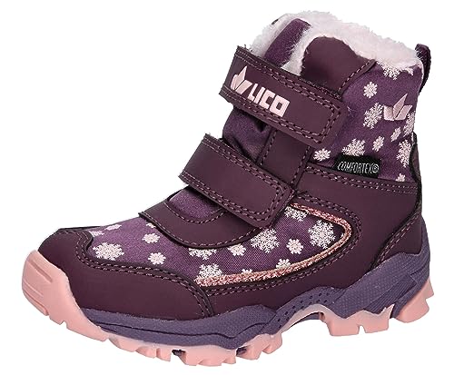 Lico Jungen Mädchen Pauli V Stiefelette, lila/rosa, 20 EU von Lico