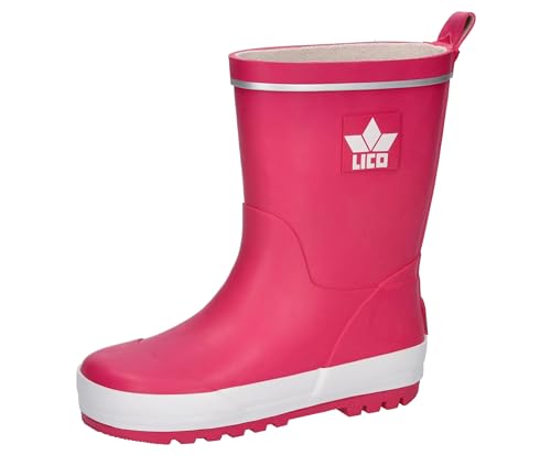 Lico Jungen Mädchen Samira Gummistiefel, Pink, 28 EU von Lico