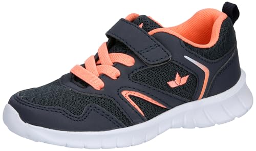Lico Jungen Mädchen Skip VS Sneaker, Marine/Lachs, 30 EU von Lico