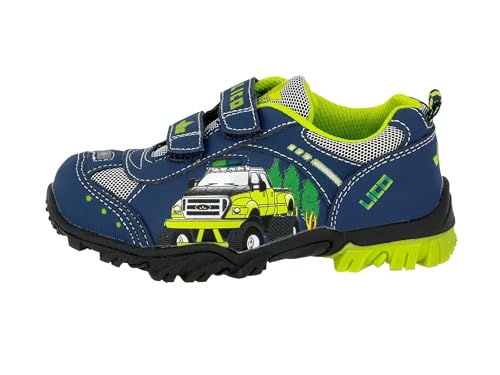 Lico Jungen Monstertruck V Blink Sneaker, Marine Lemon, 26 EU von Lico