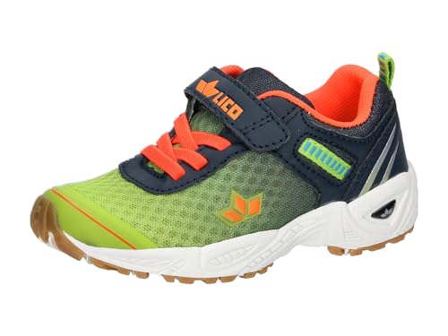 Lico Jungen Unisex Kinder Barney Hallenturnschuhe, Lemon/Marine/orange, 29 EU Lico Jungen Unisex Kinder Barney Hallenturnschuhe, Lemon/Marine/orange, 29 EU von Lico