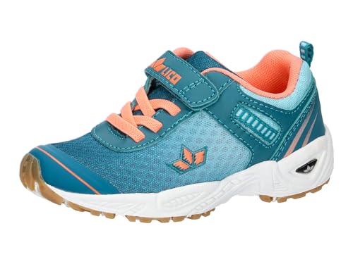 Lico Jungen Unisex Kinder Barney Hallenturnschuhe, Petrol/türkis/lachs, 29 EU von Lico
