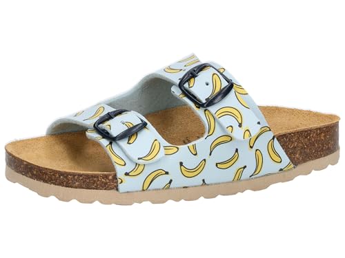 Lico Jungen Unisex Kinder Bioline Universe Pantoletten, Blau/Gelb, 28 EU Lico Jungen Unisex Kinder Bioline Universe Pantoletten, Blau/Gelb, 28 EU von Lico