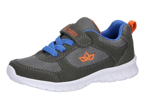 Lico Jungen Unisex Kinder Blaine VS Sneaker, Grau/Blau/Orange, 26 EU Lico Jungen Unisex Kinder Blaine VS Sneaker, Grau/Blau/Orange, 26 EU von Lico