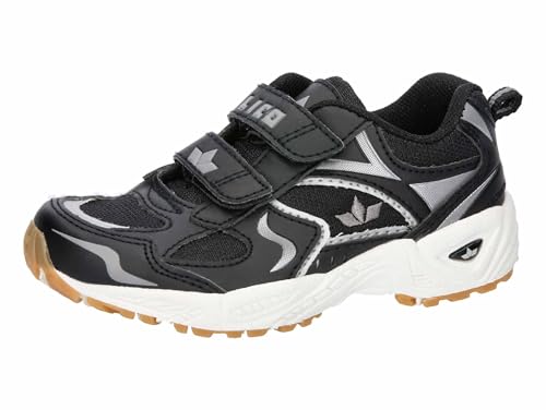Lico Jungen Unisex Kinder Bob V Hallenturnschuhe, Schwarz/Grau, 30 EU Lico Jungen Unisex Kinder Bob V Hallenturnschuhe, Schwarz/Grau, 30 EU von Lico