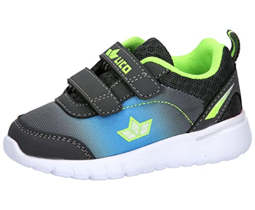 Lico Nelio V Lauflernschuhe, anthrazit/blau/Lemon, 25 EU von Lico