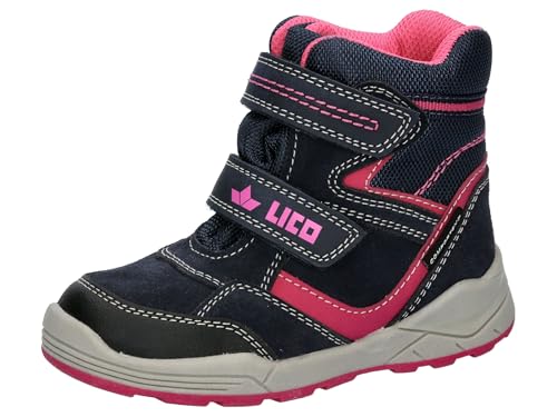 Lico Unisex Kinder Kamala V Schneestiefel, Marine Pink, 32 EU Lico Unisex Kinder Kamala V Schneestiefel, Marine Pink, 32 EU von Lico