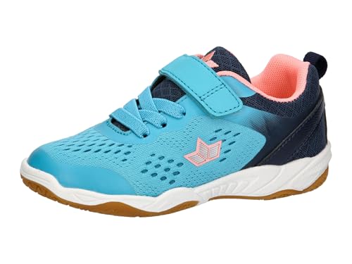 Lico Unisex Kinder Key Vs Hallenturnschuhe, Türkis Marine Rosa, 36 EU von Lico