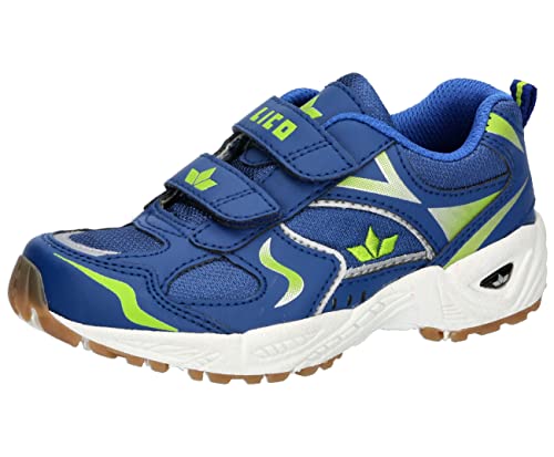 Lico Kinder Unisex Bob V Sportschuh, Blau/Lemon, 25 EU von Lico