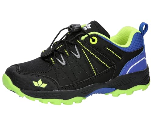 Lico Kingston Trekkingsschuhe, Blau/Schwarz/Lemon, 27 EU von Lico