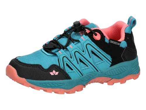 Lico Unisex Kinder Leander Trekkingsschuhe, Petrol Schwarz Lachs, 36 EU Lico Unisex Kinder Leander Trekkingsschuhe, Petrol Schwarz Lachs, 36 EU von Lico