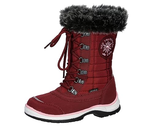 Lico Lillesand Schneestiefel, Bordeaux/rosa, 30 EU von Lico