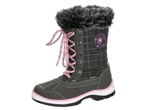 Lico Lillesand Winterstiefel, Anthrazit/Rosa, 32 EU von Lico