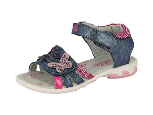 Lico Lindsey V Mädchen Riemchensandalen, Marine/ Pink/ Rosa, 27 EU von Lico