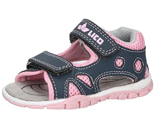 Lico Mädchen Lorin V Lauflernschuhe, Grau Rosa, 27 EU von Lico