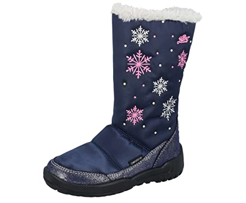 Lico Lumina Mädchen Schneestiefel, marine/silber, 28 EU von Lico