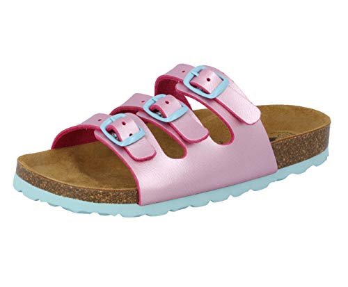 Lico Mädchen Bioline Kids Pantoletten (29 EU, Rosa Lila, numeric_29) von Lico