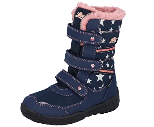 Lico Mädchen Briana V Schneestiefel, marine/rosa, 28 EU von Lico