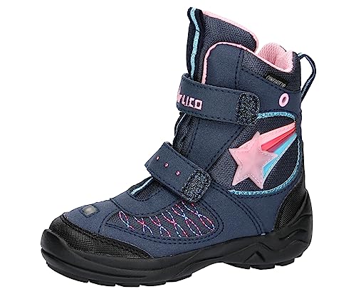 Lico Maline V Blinky Stiefelette, Marine/rosa/türkis, 29 EU von Lico