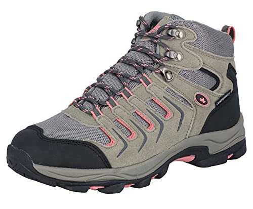 Lico Manaslu High Damen Cross-Laufschuh, Grau/ Rosa, 36 EU von Lico