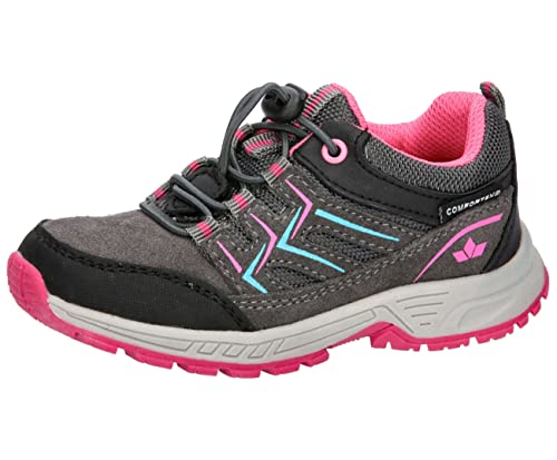 Lico Mädchen Mani Sneaker, anthrazit/pink, 27 EU Lico Mädchen Mani Sneaker, anthrazit/pink, 27 EU von Lico