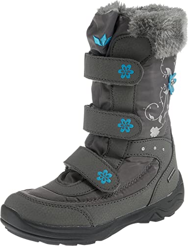 Lico Mary V Mädchen Schneestiefel, Grau/ Türkis, 27 EU von Lico