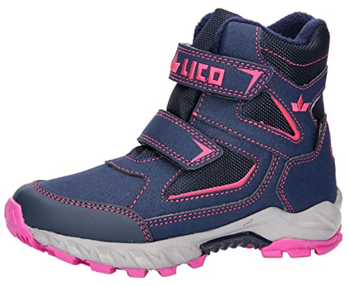 Lico Mauno V Mädchen Schneestiefel, marine/pink, 32 EU von Lico