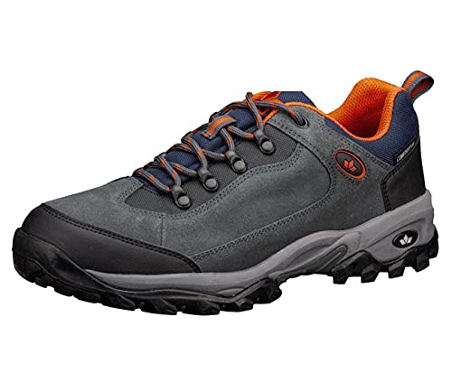 Lico Milan Low Unisex Cross-Laufschuh, anthrazit/orange, 37 EU von Lico