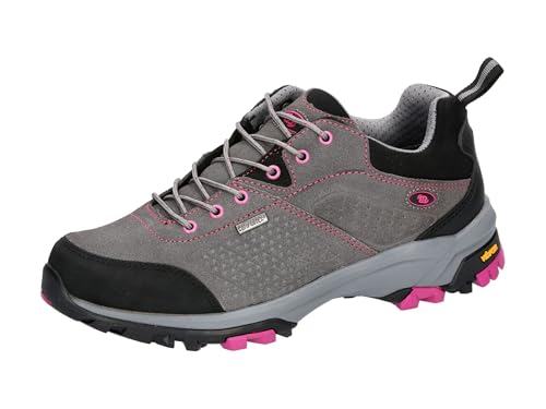 Brütting Damen Mount Brooks Low Cross-Laufschuhe, grau/pink, 36 EU von Brütting