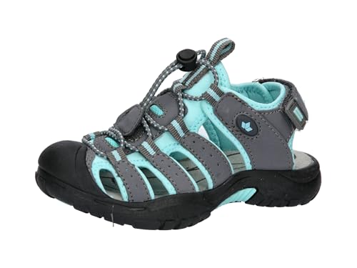 Lico Unisex Kinder Nimbo Sandalen, Grau Türkis, 31 EU von Lico