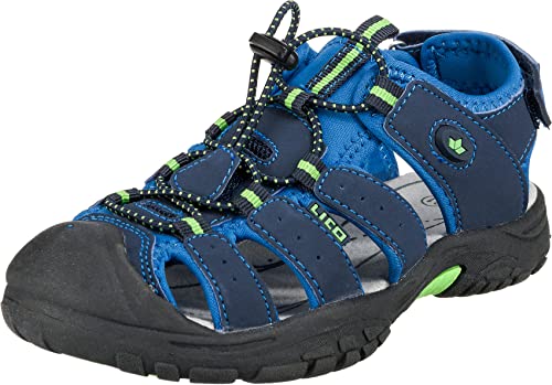Lico Unisex Kinder Nimbo Sandalen, Blau Lemon, 36 EU von Lico