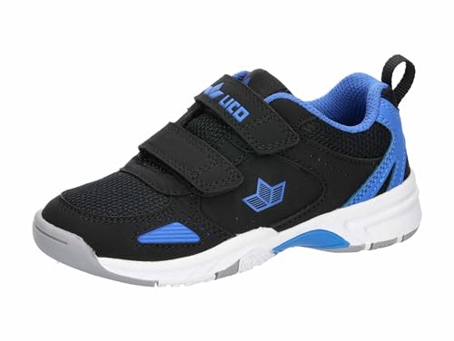 Lico Unisex Kinder Peyton V Hallenturnschuhe, Schwarz Blau, 36 EU von Lico